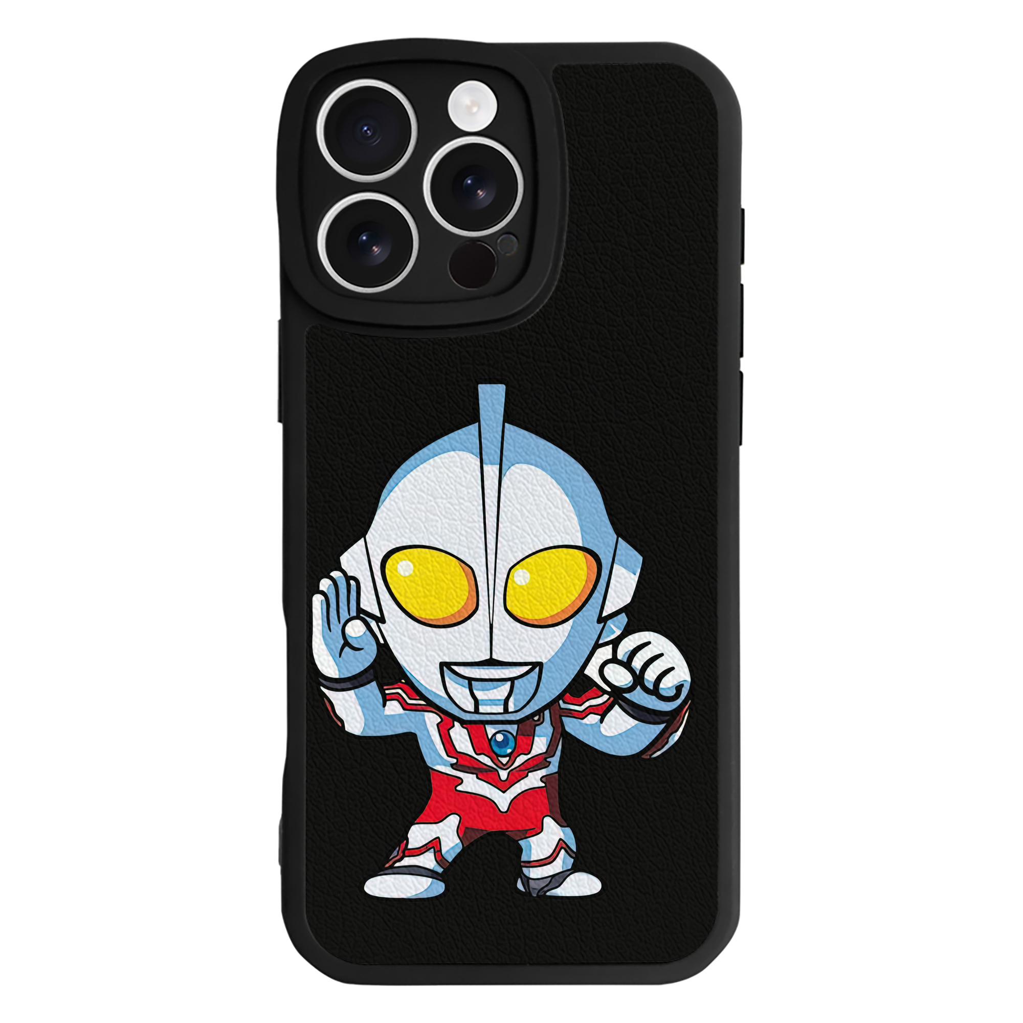 （画像用） ウルトラマン Ultraman 【iPhone 16シリーズ対応】シリコンスマホケース（レザー調） 材質：シリコン